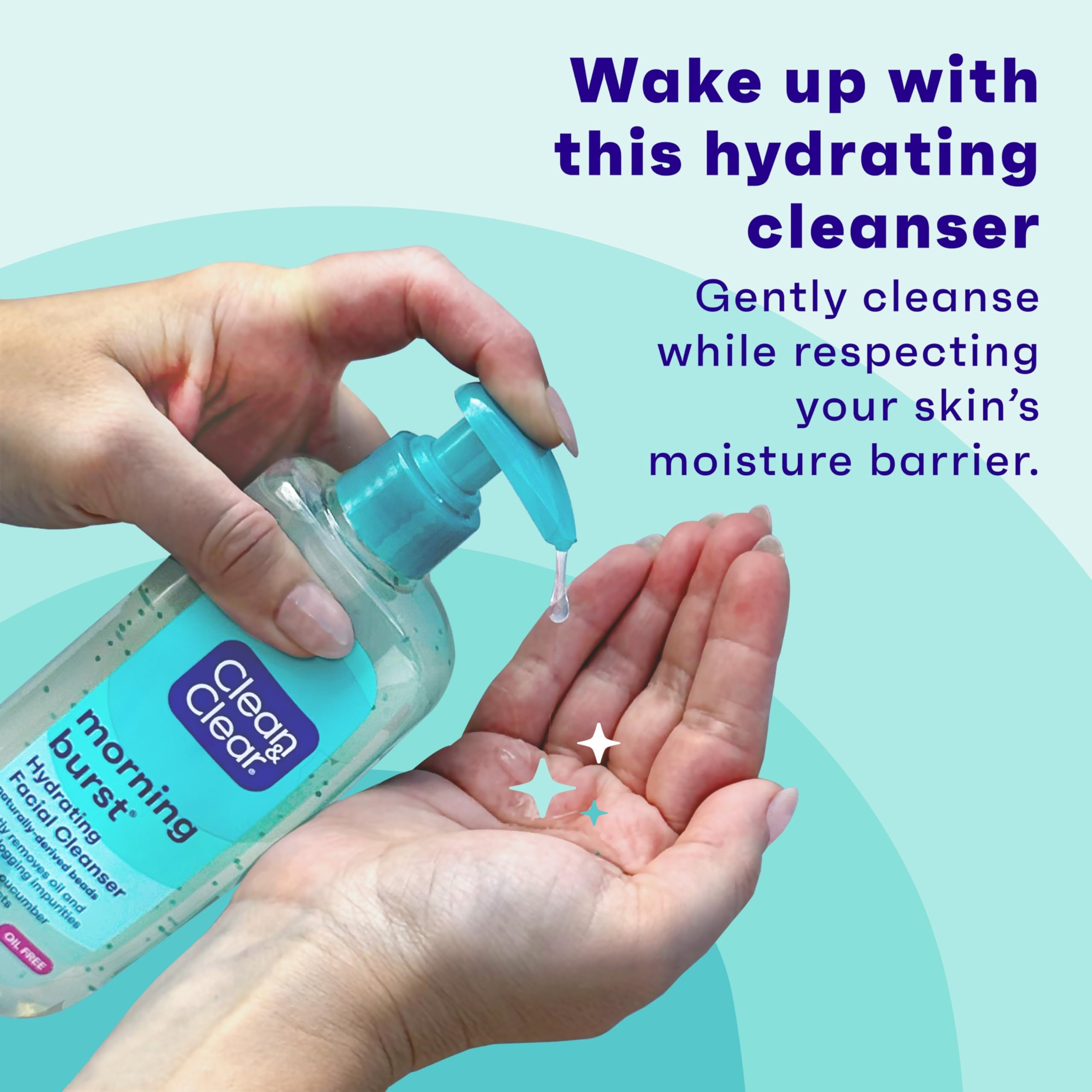 Clean & Clear Morning Burst espuma suave limpia poros sin resecar la piel.