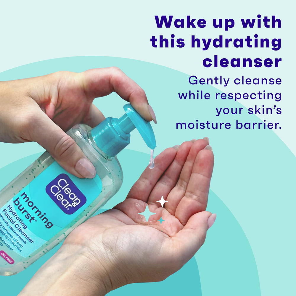 Clean & Clear Morning Burst espuma suave limpia poros sin resecar la piel.