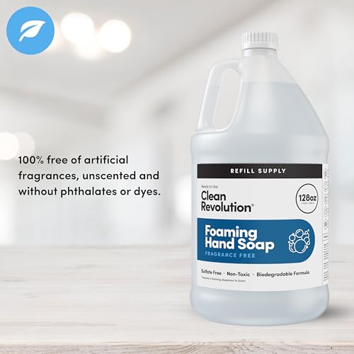 Dispensador Clean Revolution con espuma para lavado diario.
