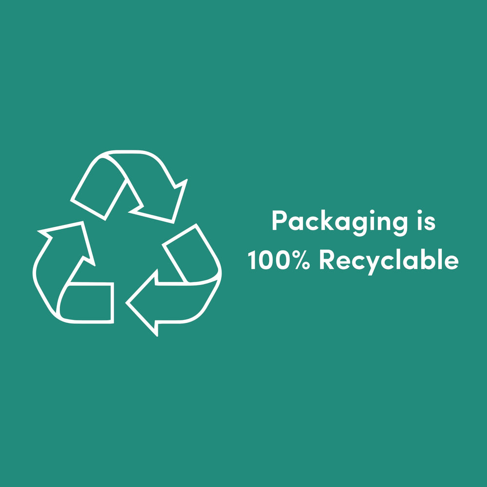 Empaque reciclable de Clean Revolution para reducir residuos.