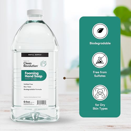 Fragancia Forest Escape con notas cítricas para limpieza fresca.