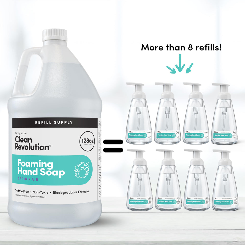 Dispensador recargable compatible con la recarga de espuma Clean Revolution