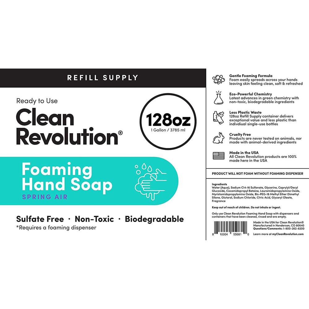 Fragancia aromática de Clean Revolution para lavado diario