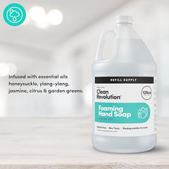 Jabón espumoso Clean Revolution con fragancia Spring Air para experiencia aromática