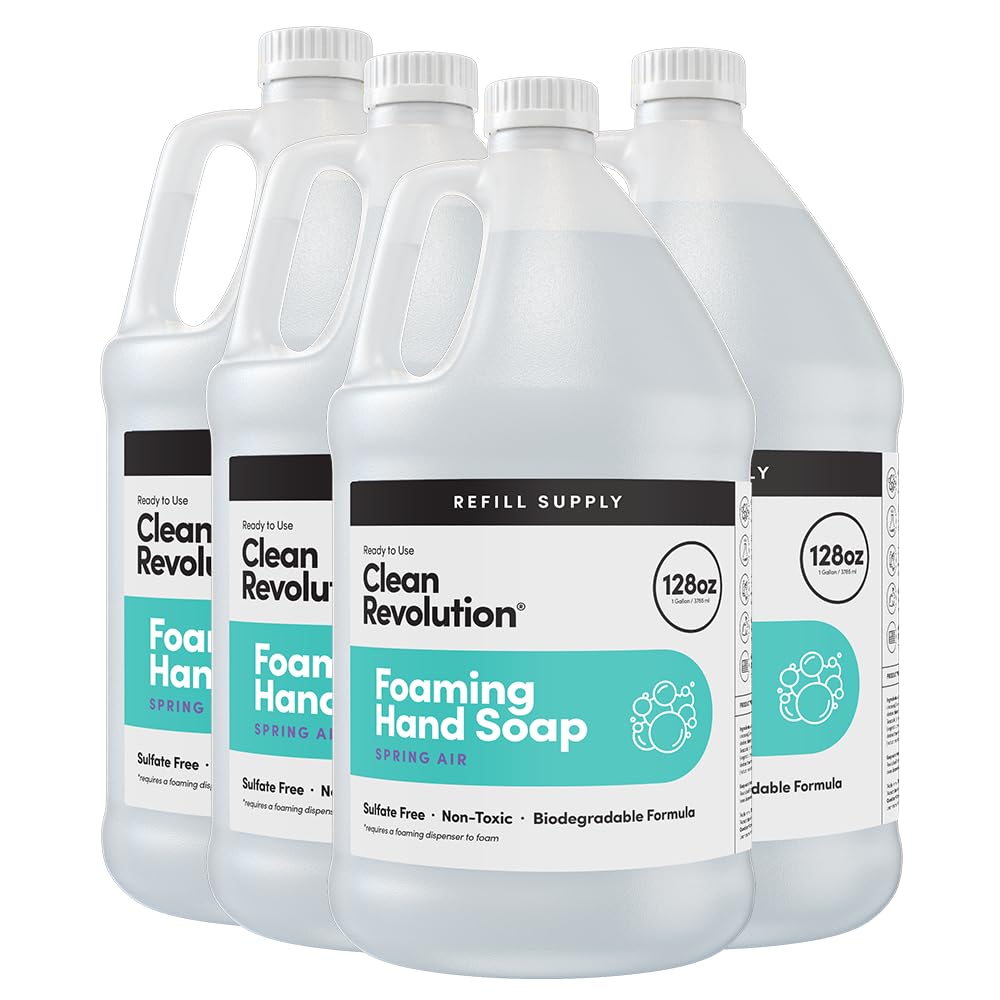 Clean Revolution jabon manos espuma llena: textura cremosa para lavado suave