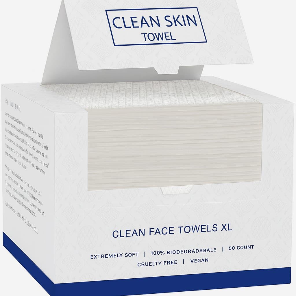 Clean Skin Towel: toallas faciales XL desechables para limpieza diaria