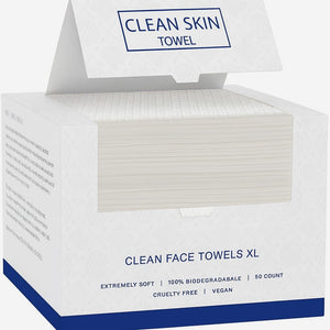 Clean Skin Towel: toallas faciales XL desechables para limpieza diaria