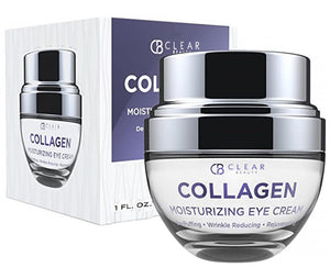 Clear Beauty crema para ojos con colágeno: botella para hidratación profunda