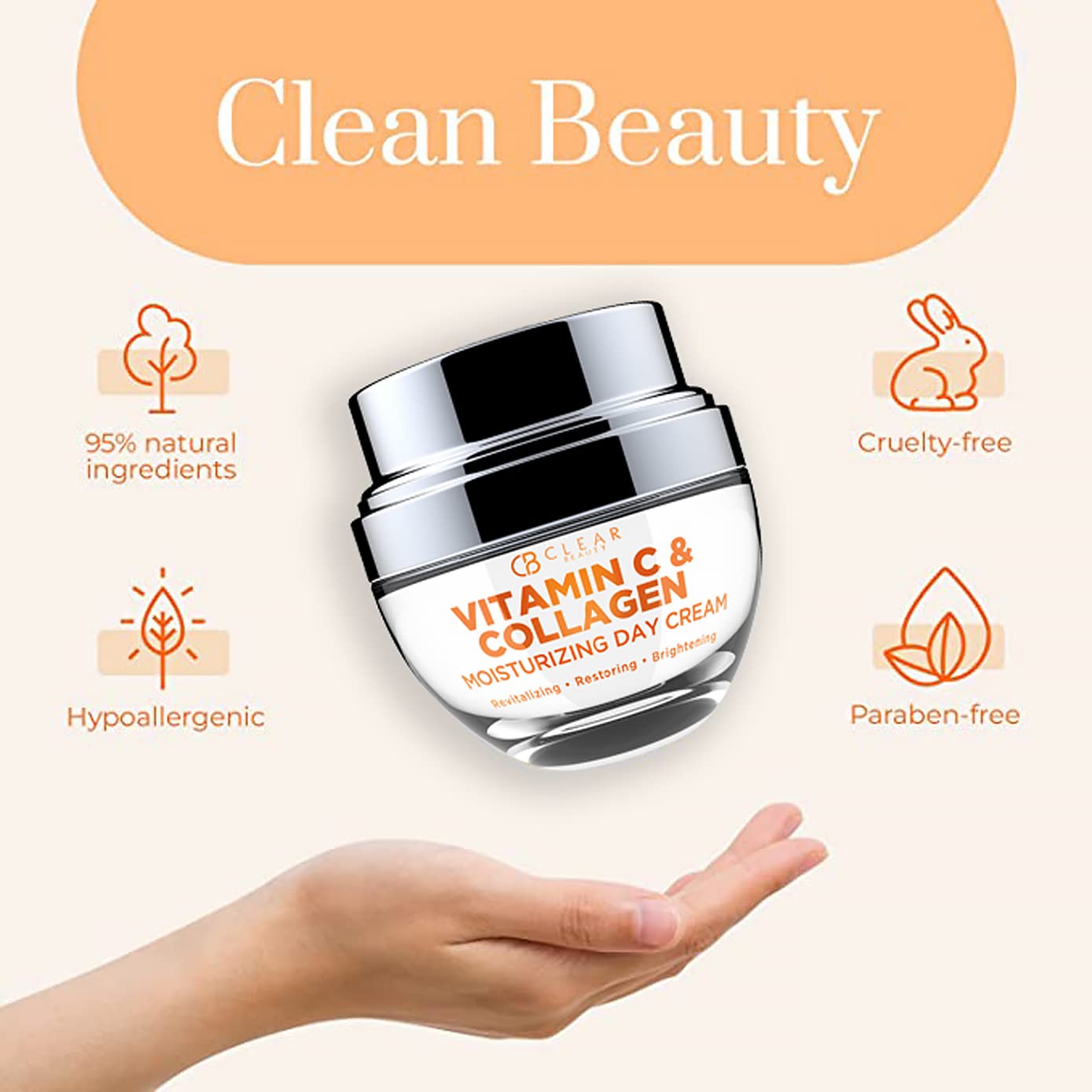Clear Beauty empaque elegante de cuidado coreano para tu rutina diaria.