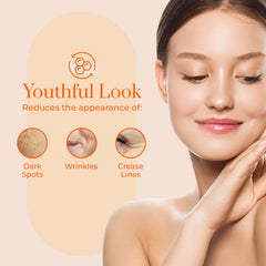 Clear Beauty tono más uniforme gracias a Vitamina C y Colágeno.