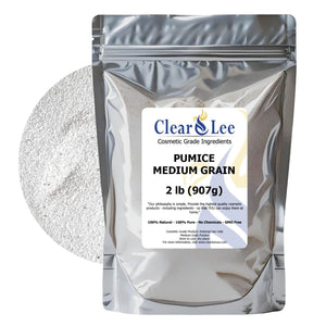 ClearLee púmice cosmético con grano medio para exfoliar suavemente la piel