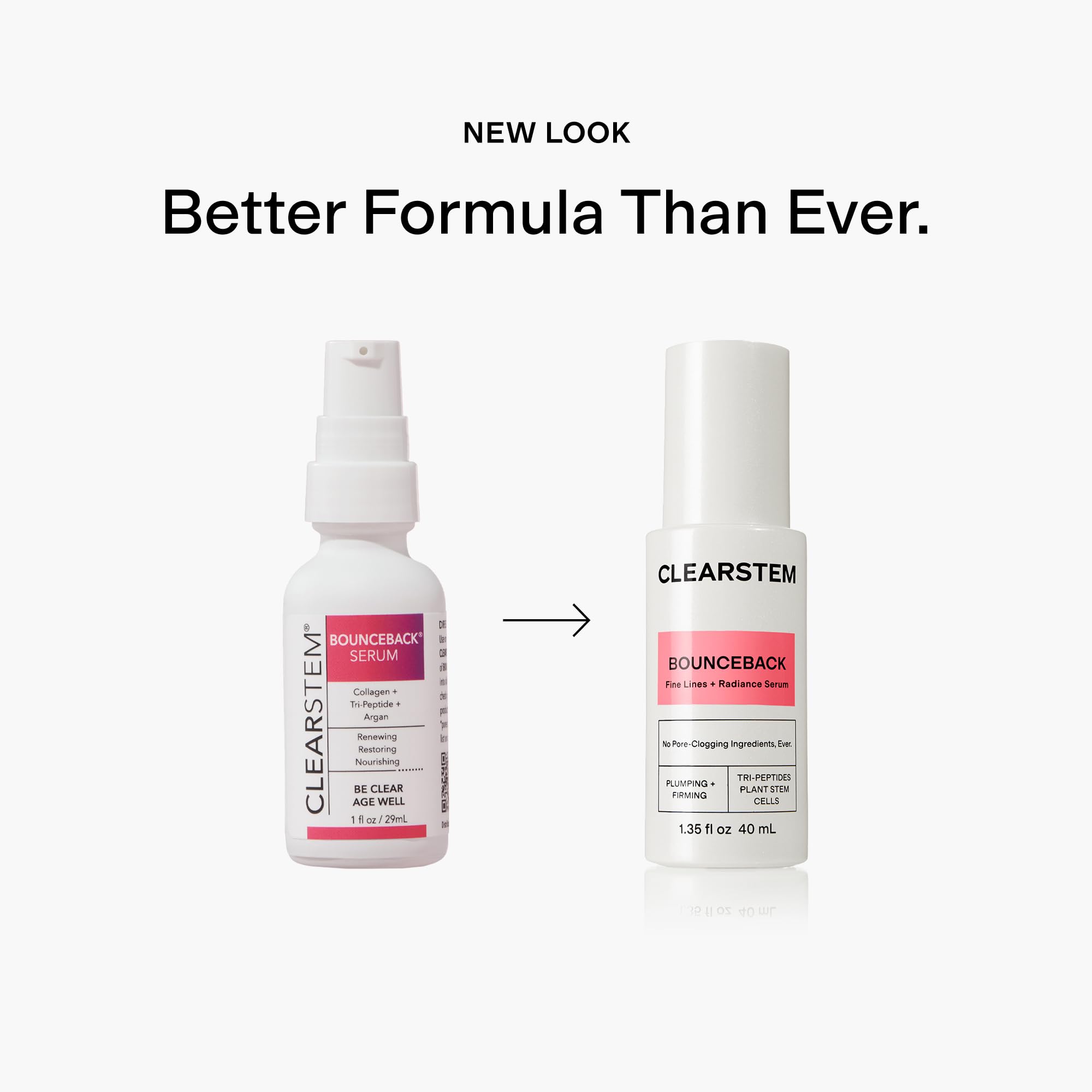 CLEARSTEM BounceBack: textura ligera que se absorbe rápidamente