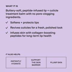 CLEARSTEM Lips&CUTES contiene péptidos, vitamina E y té verde para nutrir labios.
