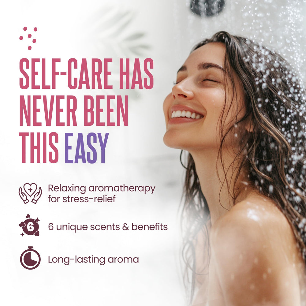 Cleverfy vaporizador para ducha Vainilla crea ambiente cálido.