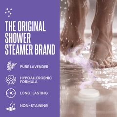 CLEVERFY tabletas ducha lavanda para experiencia de spa en casa.