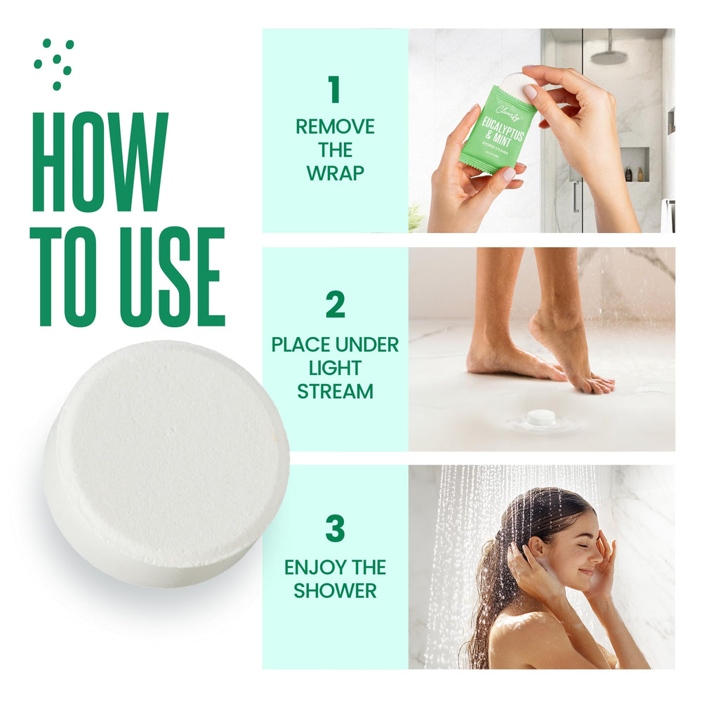 CLEVERFY tabletas ducha lujo-diario, placer diario en la ducha