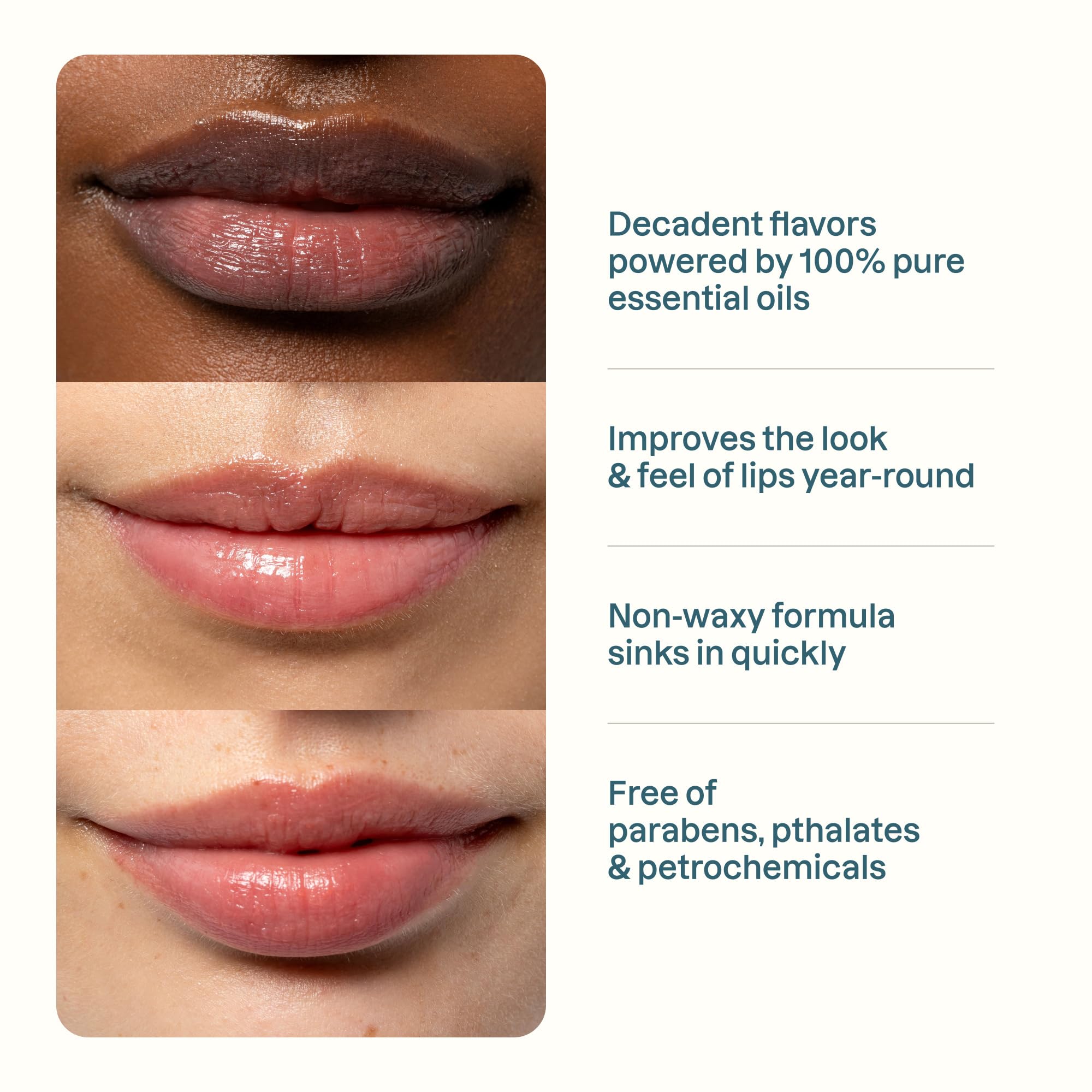 Balsamo labial Cliganic sabor eucalipto para alivio suave
