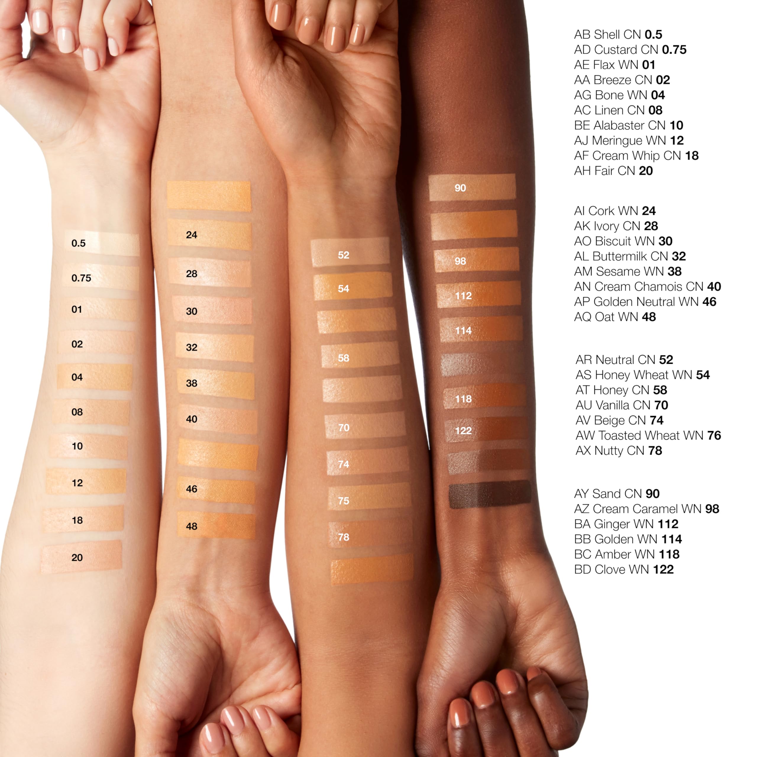 Clinique Beyond Perfecting: muestra de color que dura y se adapta.