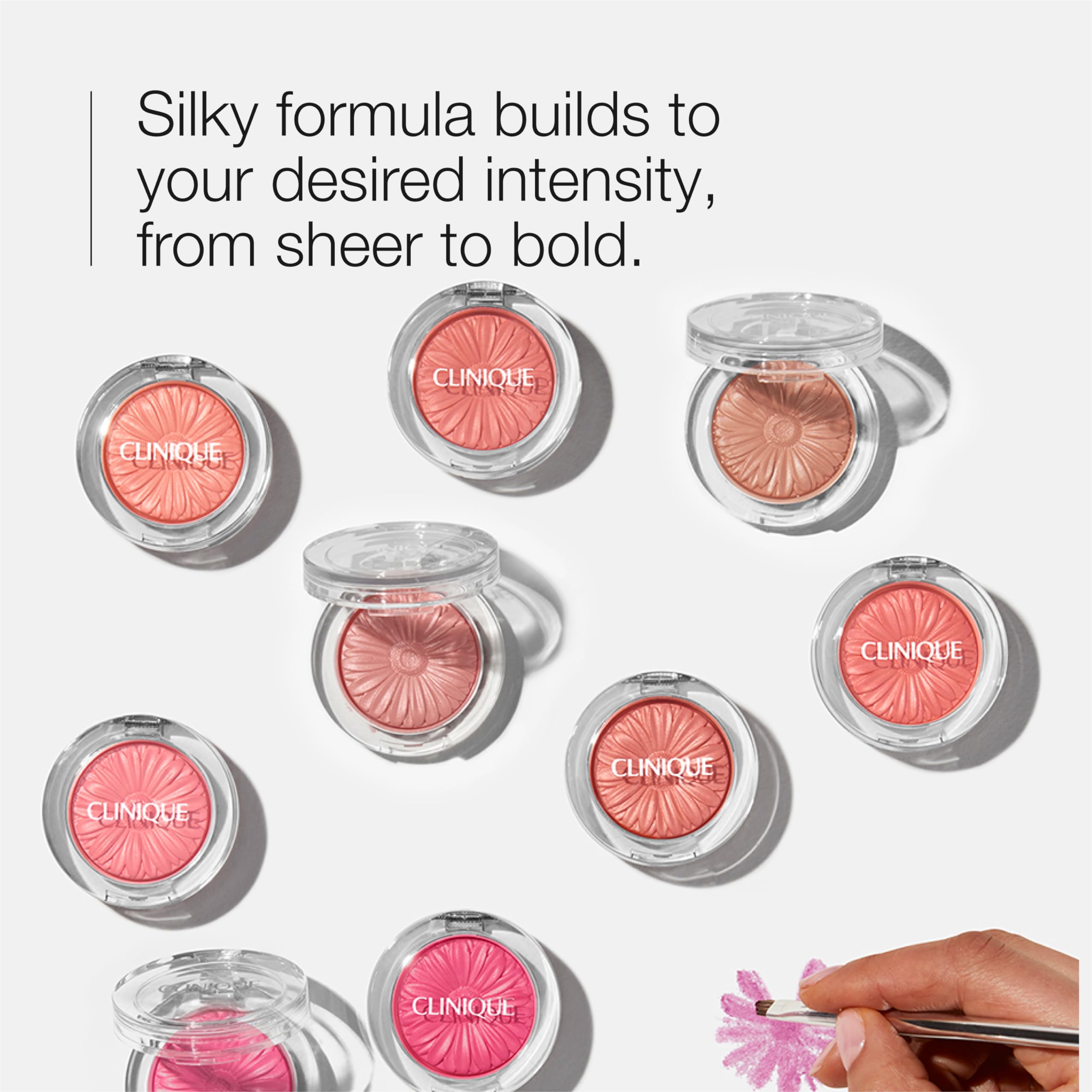 Clinique Cheek Pop Ginger Pop, color vibrante y natural para mejillas.