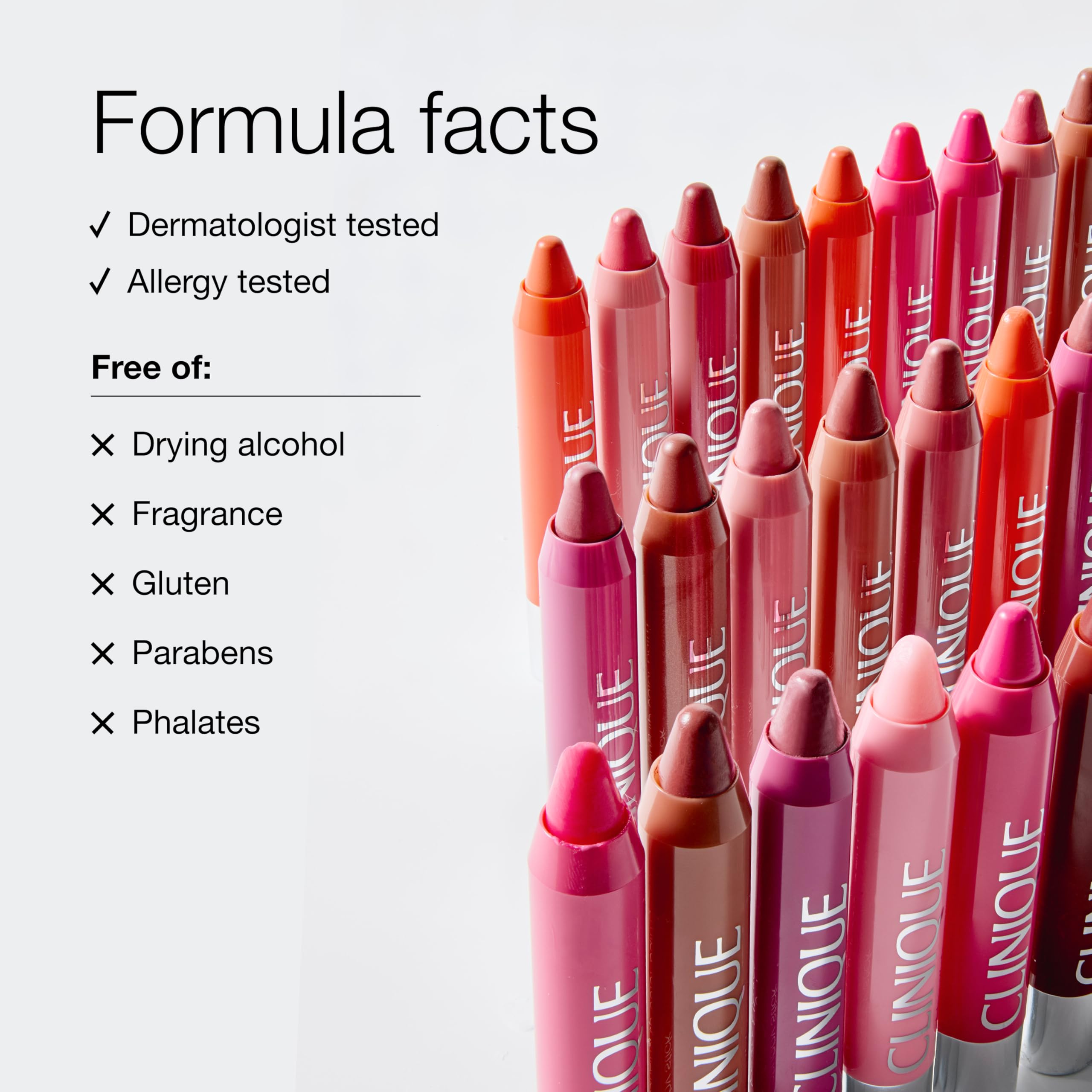 Packaging compacto de Clinique Chubby Stick ideal para bolso.
