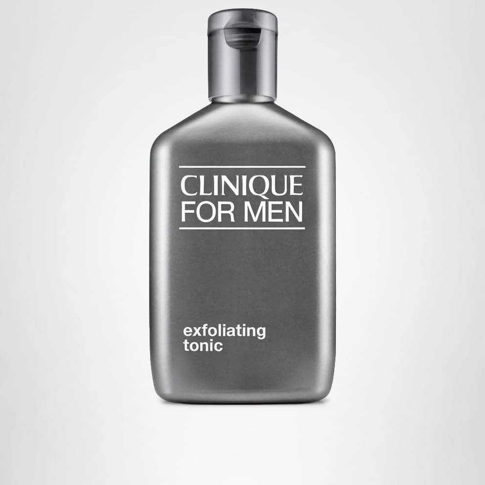 Clinique para Hombres Tonico exfoliante con acido salicilico, facilita una piel suave para el afeitado.