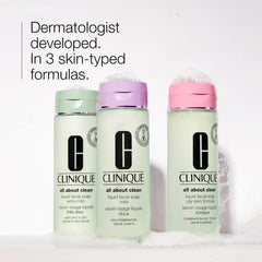 Clinique Limpiador Facial Liquido equilibrio hidratacion, mantiene la humedad natural