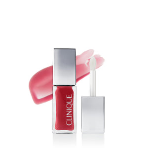Clinique Pop Lip + Cheek: botella de aceite tintado para labios y mejillas.