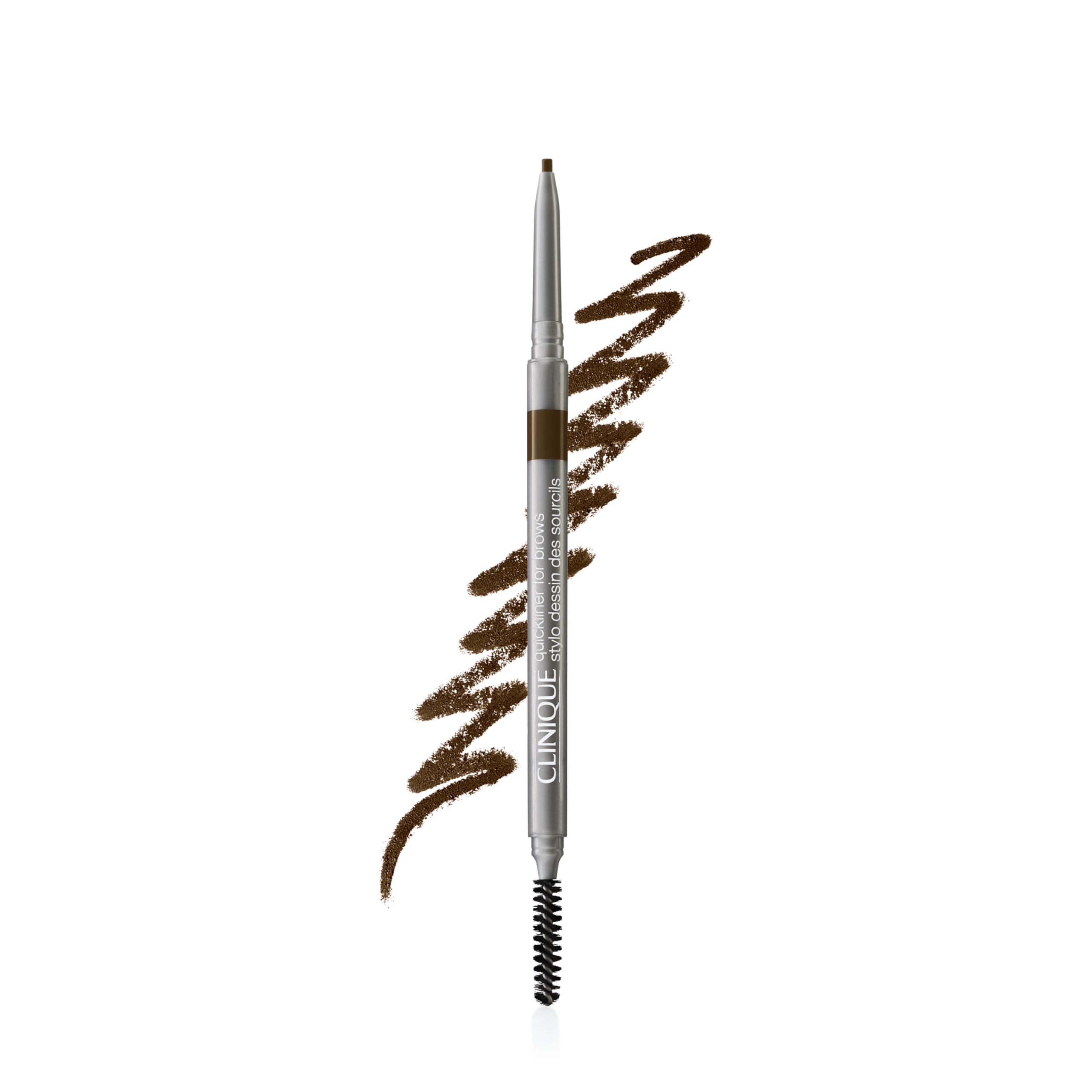 Clinique Quickliner para cejas en espresso oscuro, definición natural y larga duración.