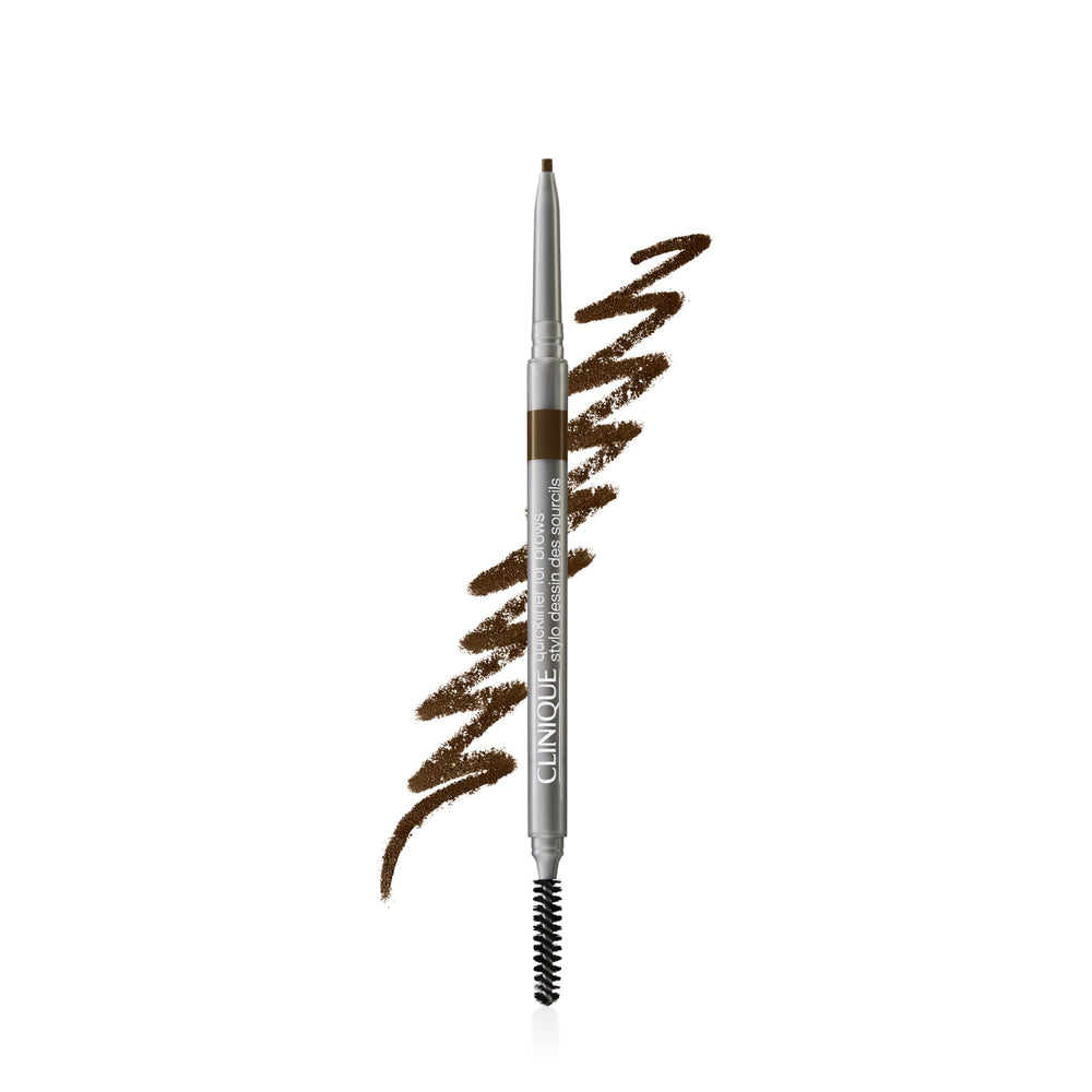 Clinique Quickliner para cejas en espresso oscuro, definición natural y larga duración.