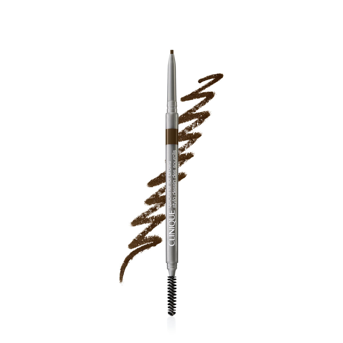 Clinique Quickliner para cejas en espresso oscuro, definición natural y larga duración.