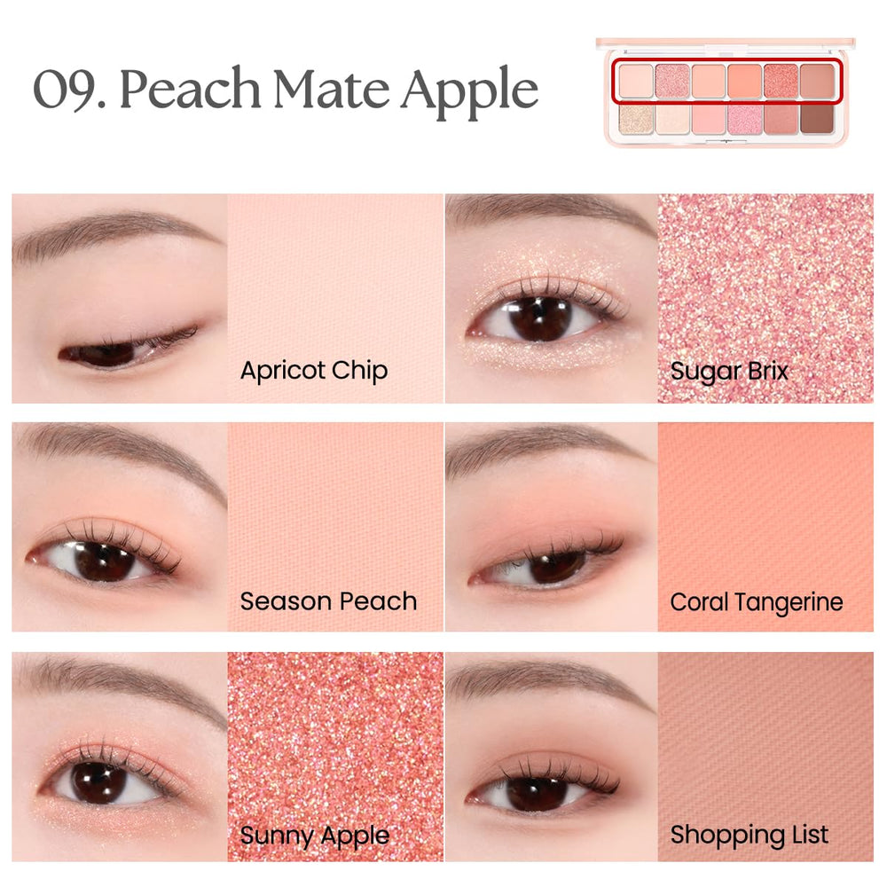 CLIO PROFESSIONAL Pro Eye Palette Air: tonos oscuros para delineado suave y definición precisa.