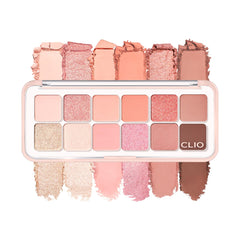 CLIO PROFESSIONAL Pro Eye Palette Air: paleta cerrada de 12 tonos para looks diarios versátiles.