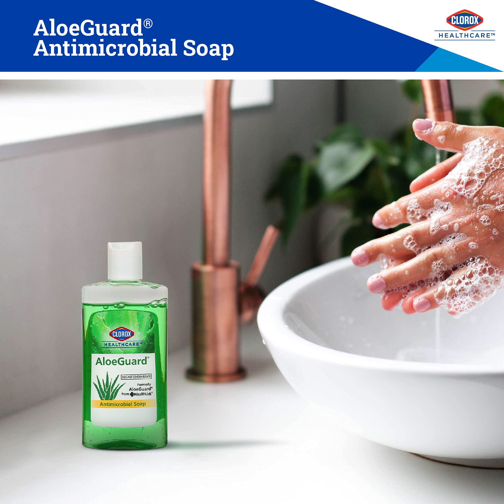 Clorox AloeGuard: aloe-vera-componente ofrece hidratación durante lavados.