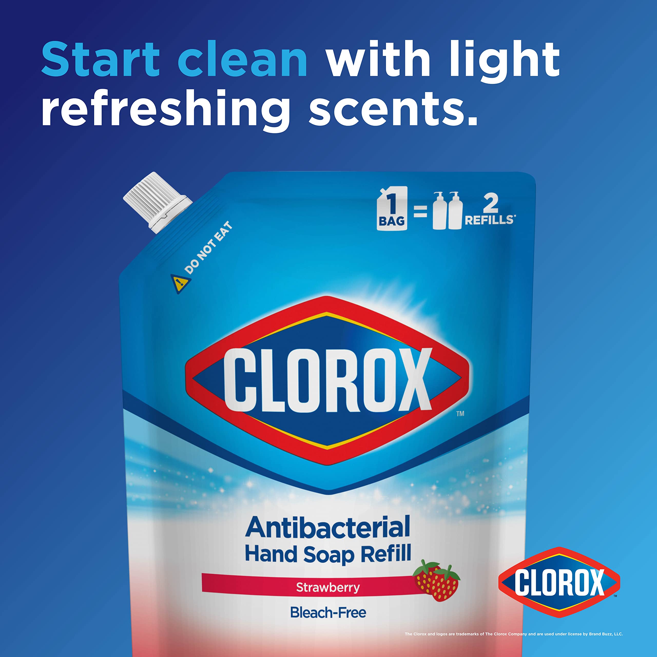 Jabón Clorox para manos, espuma suave y limpieza efectiva.