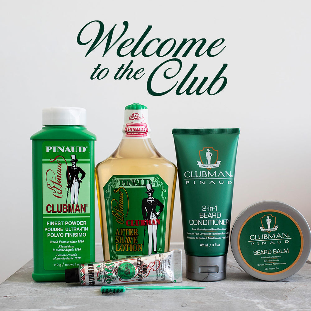 Envase de viaje de Clubman Eau de Portugal Tonico para uso en ruta.