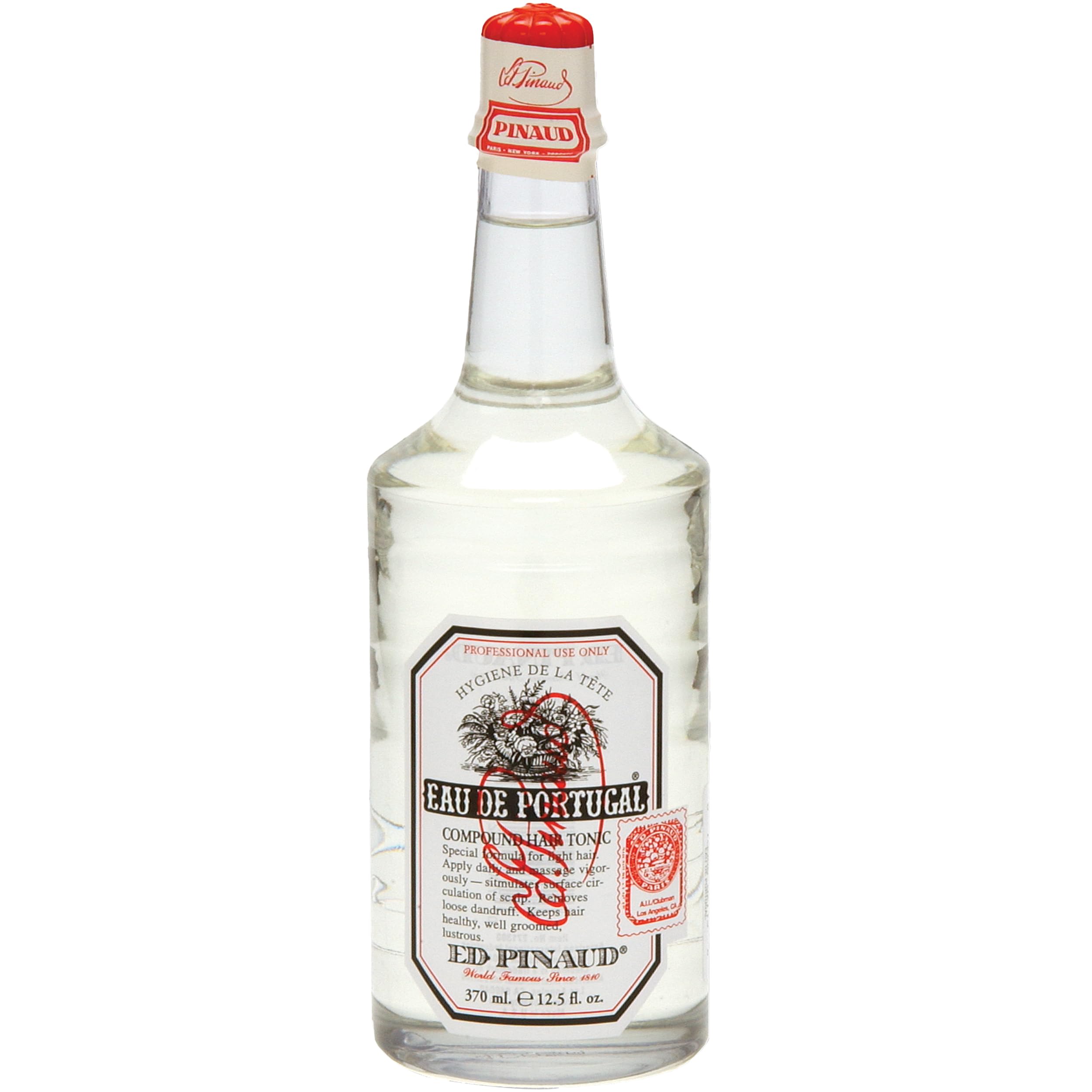 Clubman Eau de Portugal Tonico, frasco clásico para cuidado diario del cabello.