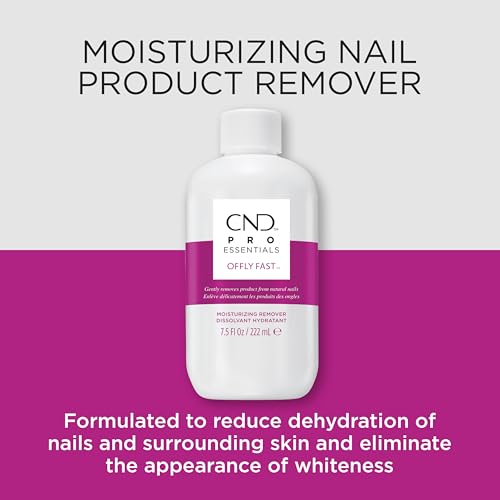 CND Shellac OFFLY FAST aplicación precisa para retirar esmalte sin resecar uñas.