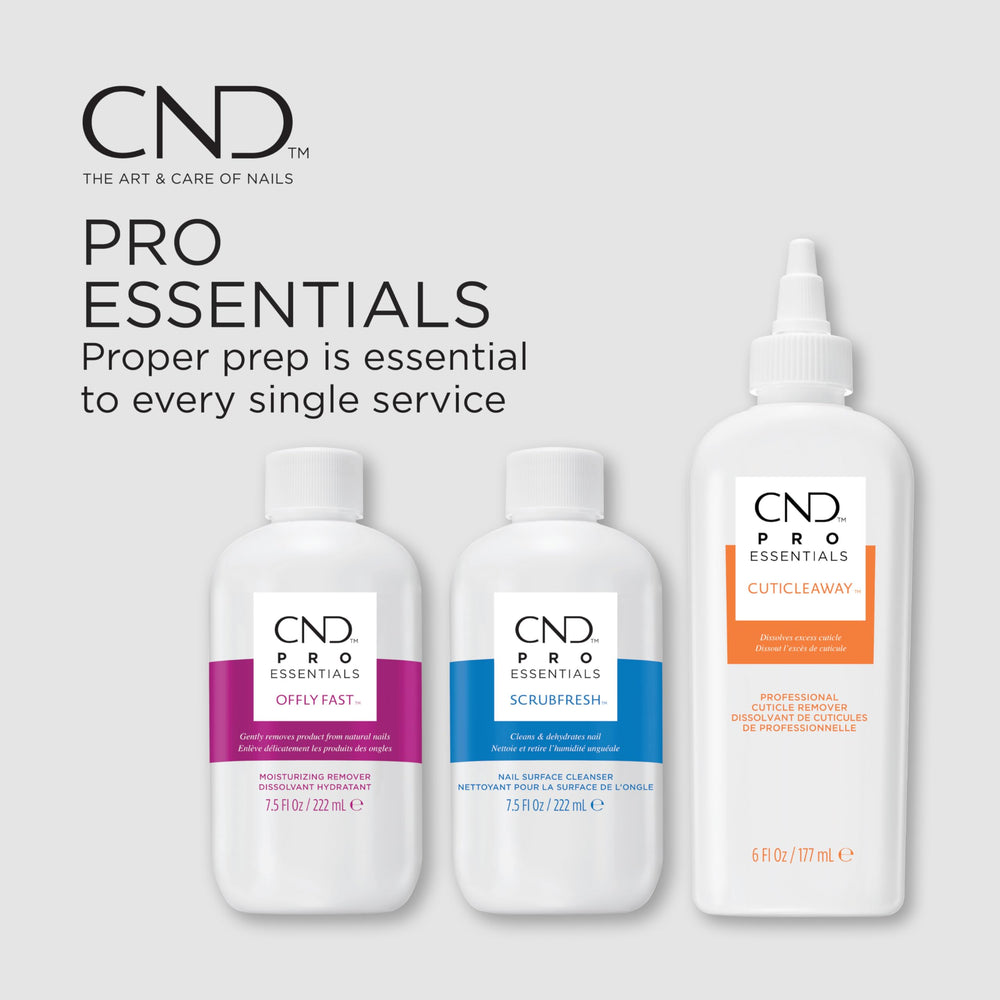 Fórmula suave para uso profesional en uñas naturales y Shellac.