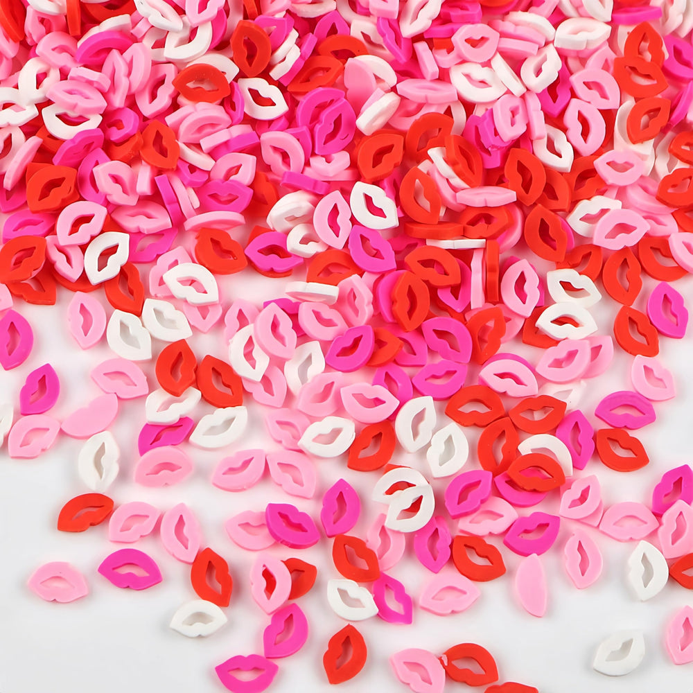 CnSybaris rosa-rojo con perlado para uñas.