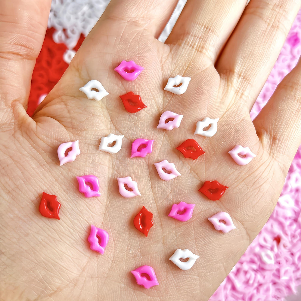 CnSybaris labios 3D para arte de uñas, acabado llamativo.