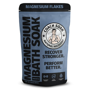 Coach Soak Recovery Bath con magnesio para recuperación muscular suave