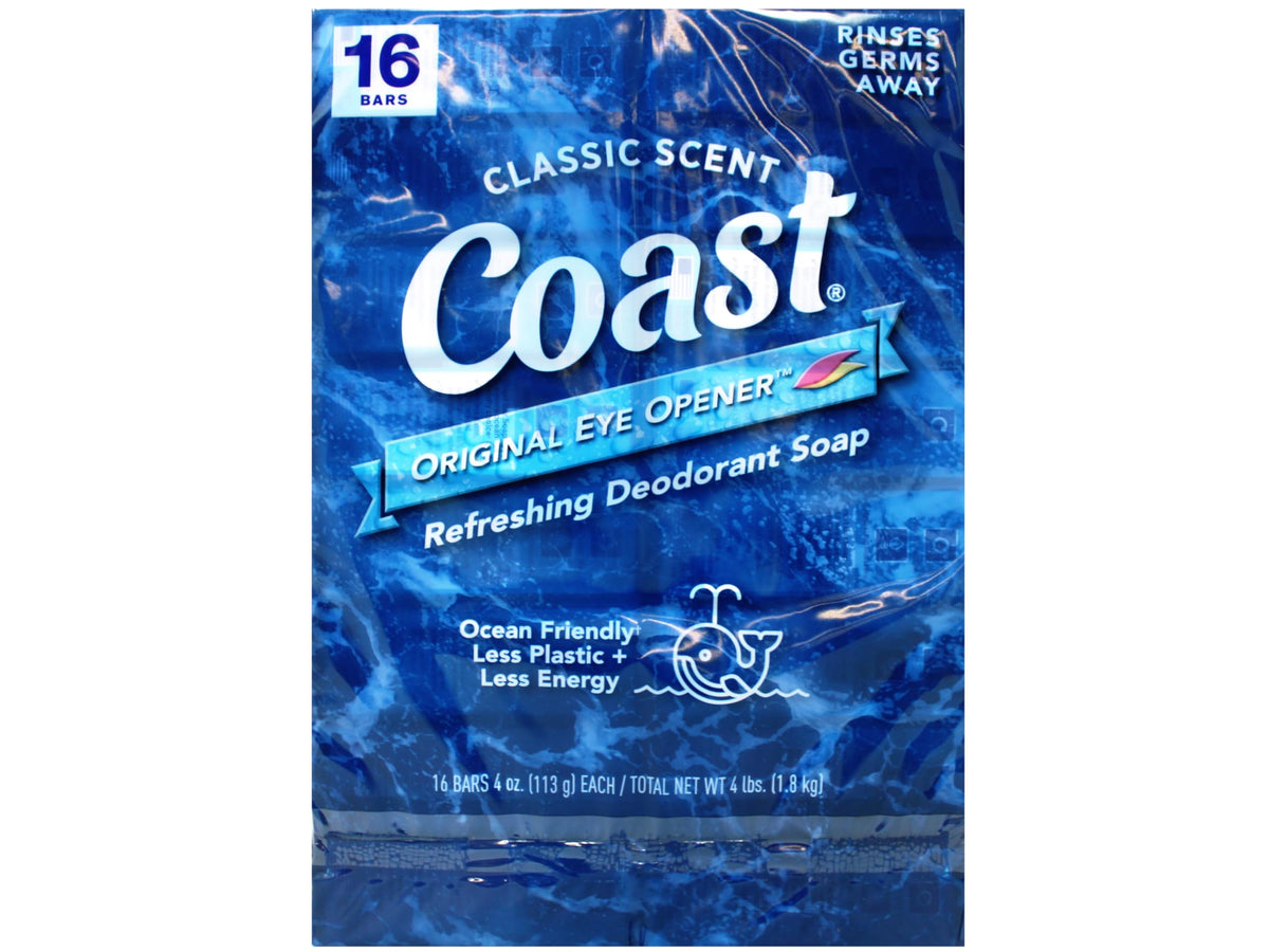 Coast jabon-desodorante-barra-fragancia-fresca ofrece aroma suave para uso diario.