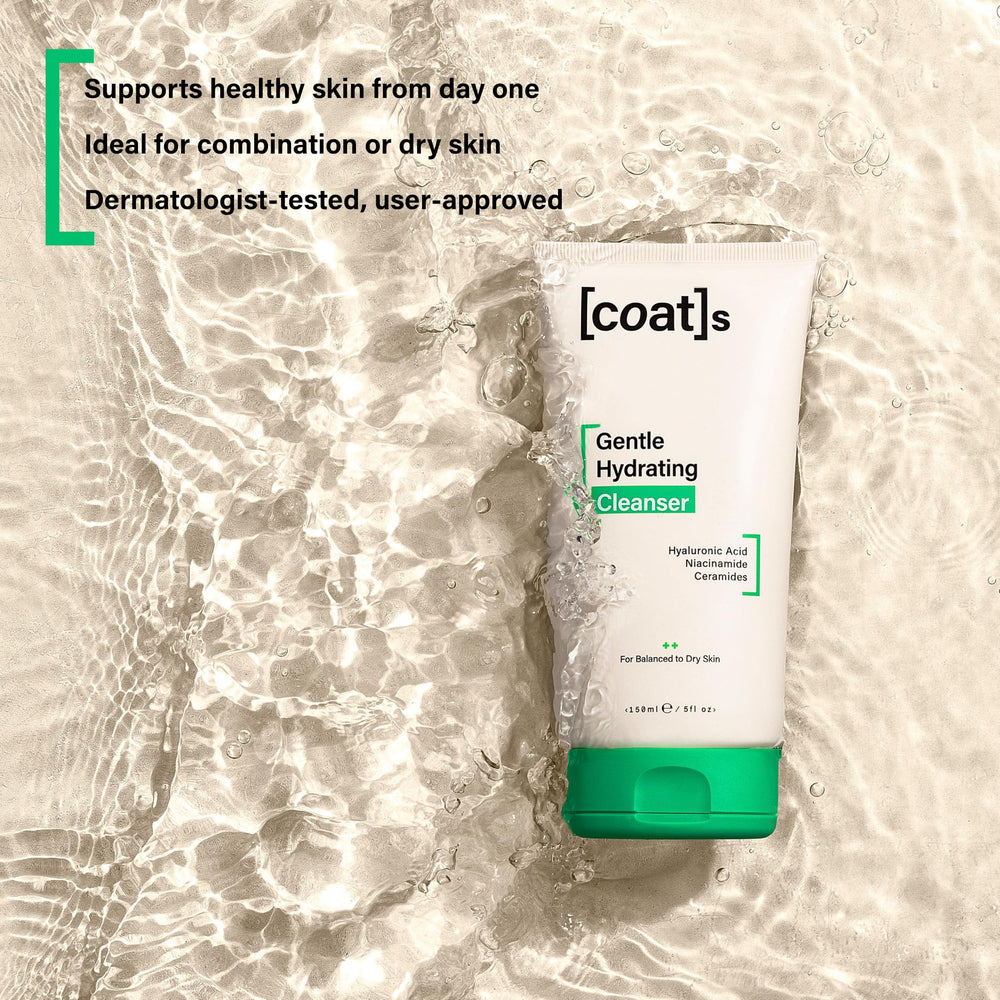 COATS Ingredientes clave: ceramidas y ácido hialurónico que hidratan
