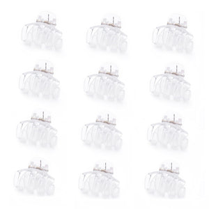 Cobahom pinzas mini blancas 12-pack para peinados rápidos