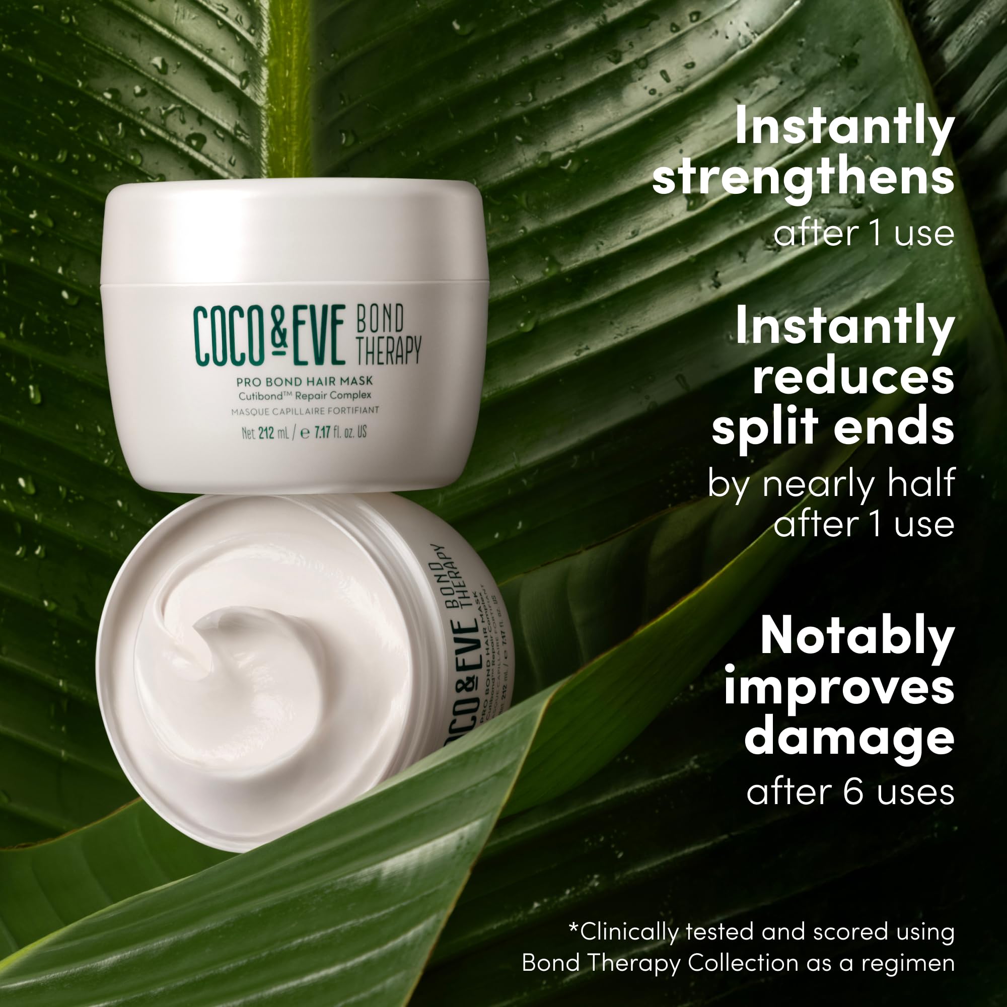 Coco & Eve Bond Therapy Pro, acido-hialuronico para hidratación duradera.