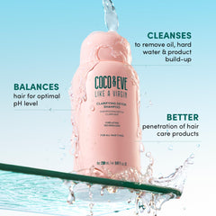Coco & Eve Detox Shampoo: extracto de limón para limpiar sin resecar.