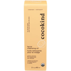 Cocokind Aceite Desmaquillante Facial: botella visible y limpieza suave sin químicos agresivos.