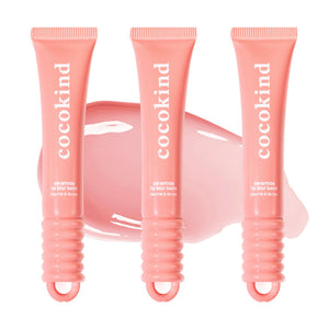 Cocokind balsamo labial ceramidas en tono rosa coral, hidrata labios sensibles