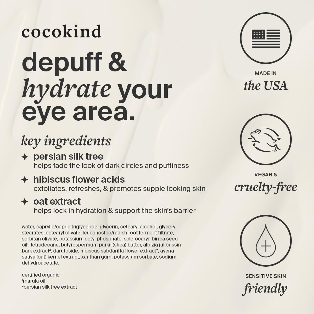 Cocokind Crema para ojos PAO 12 meses tras apertura