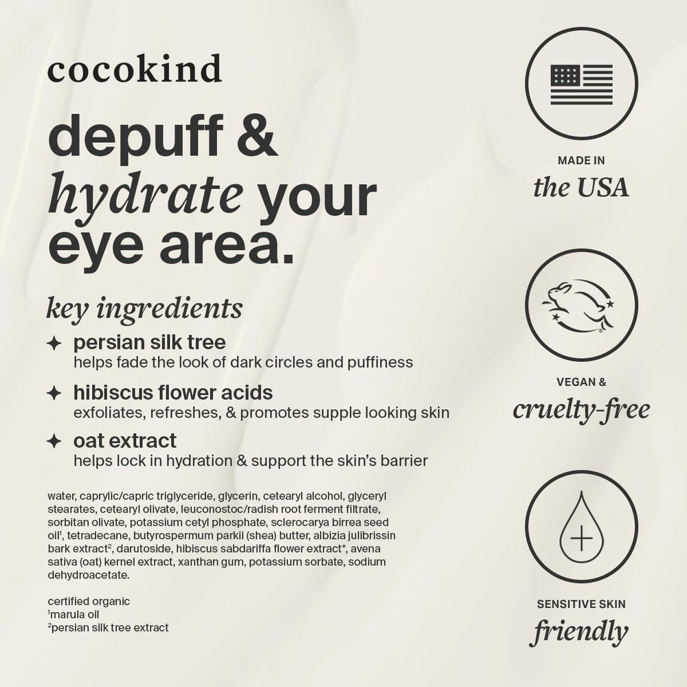 Cocokind Crema para ojos PAO 12 meses tras apertura
